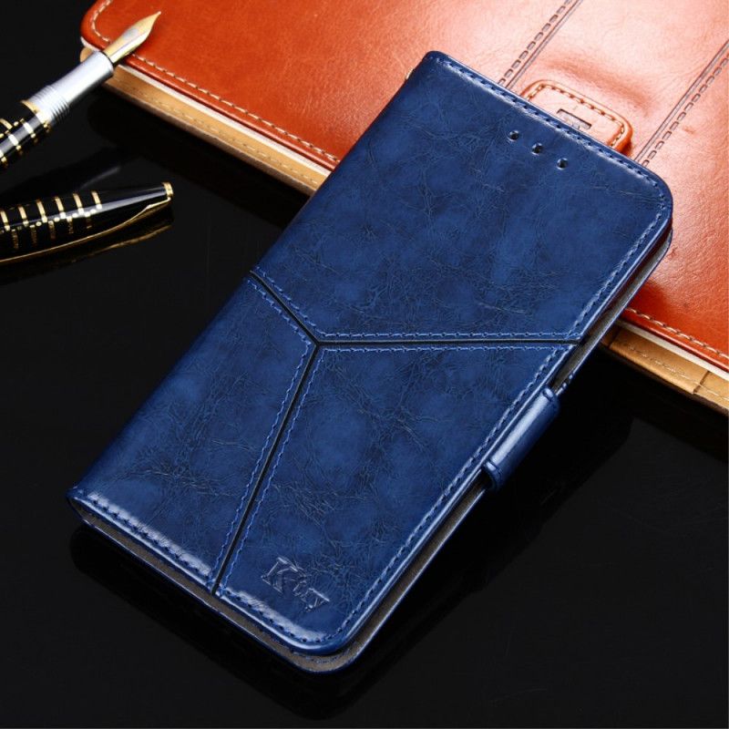 Etui Folio Do Xiaomi Redmi Note 11 Pro / Note 11 Pro Plus Geometryczny Efekt Skóry