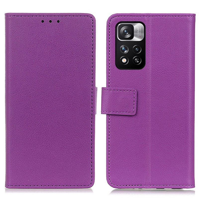 Etui Folio Do Xiaomi Redmi Note 11 Pro / Note 11 Pro Plus Klasyczna Sztuczna Skóra