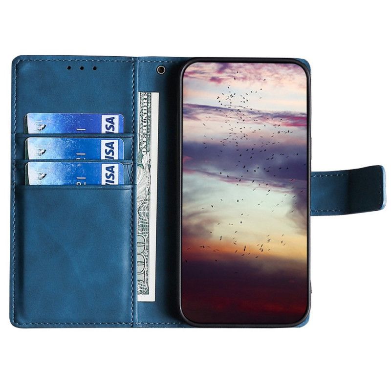 Etui Folio Do Xiaomi Redmi Note 11 Pro / Note 11 Pro Plus Krokodyl Dotykowy Skóry