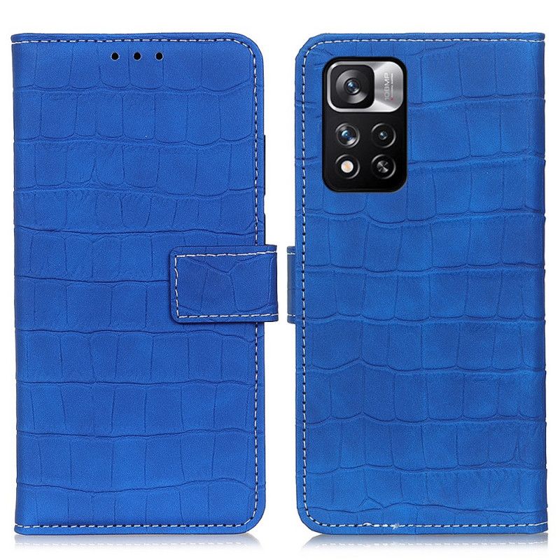 Etui Folio Do Xiaomi Redmi Note 11 Pro / Note 11 Pro Plus Moc Krokodyla