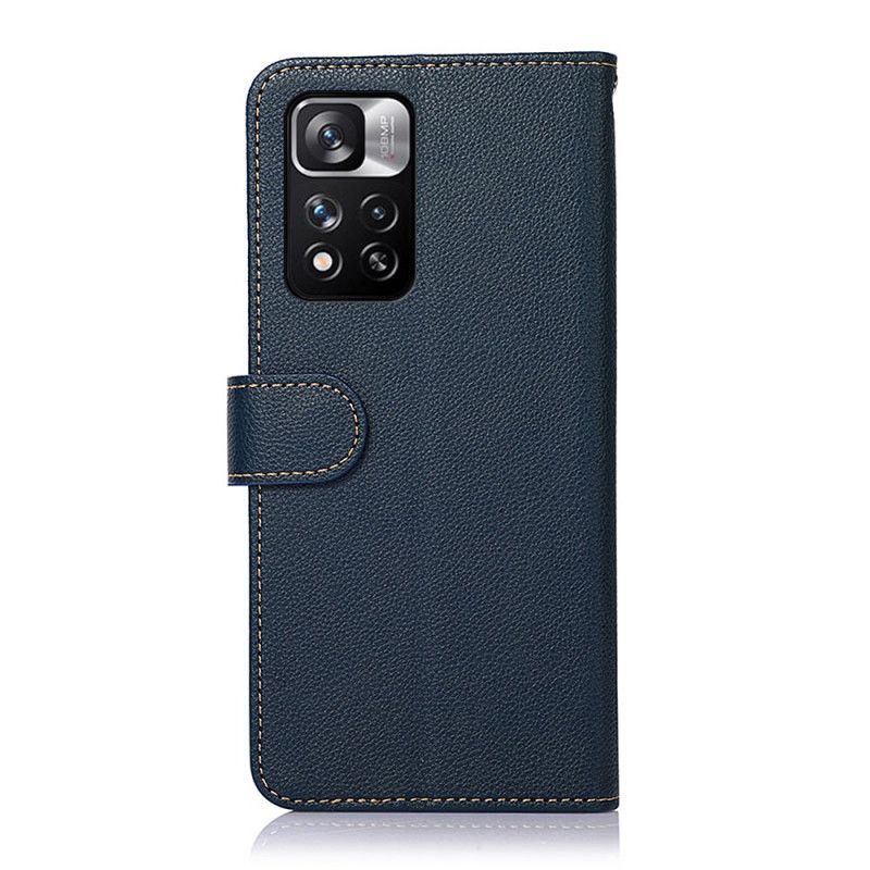 Etui Folio Xiaomi Redmi Note 11 Pro / Note 11 Pro Plus Lychee Style Rfid Khazneh Etui Ochronne