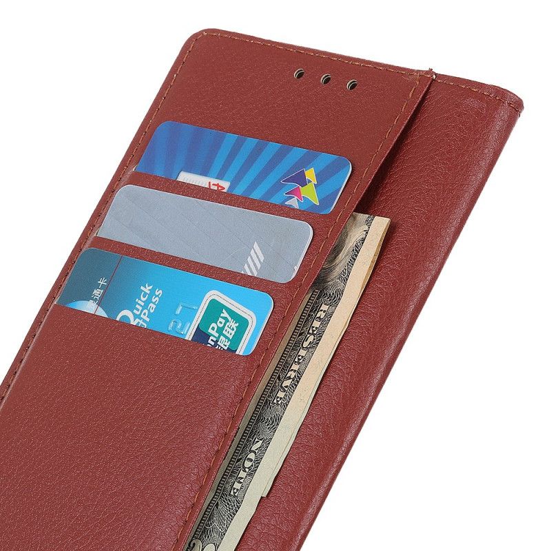 Etui Folio Xiaomi Redmi Note 11 Pro / Note 11 Pro Plus Premium Liczi Efekt Skóry Etui Ochronne