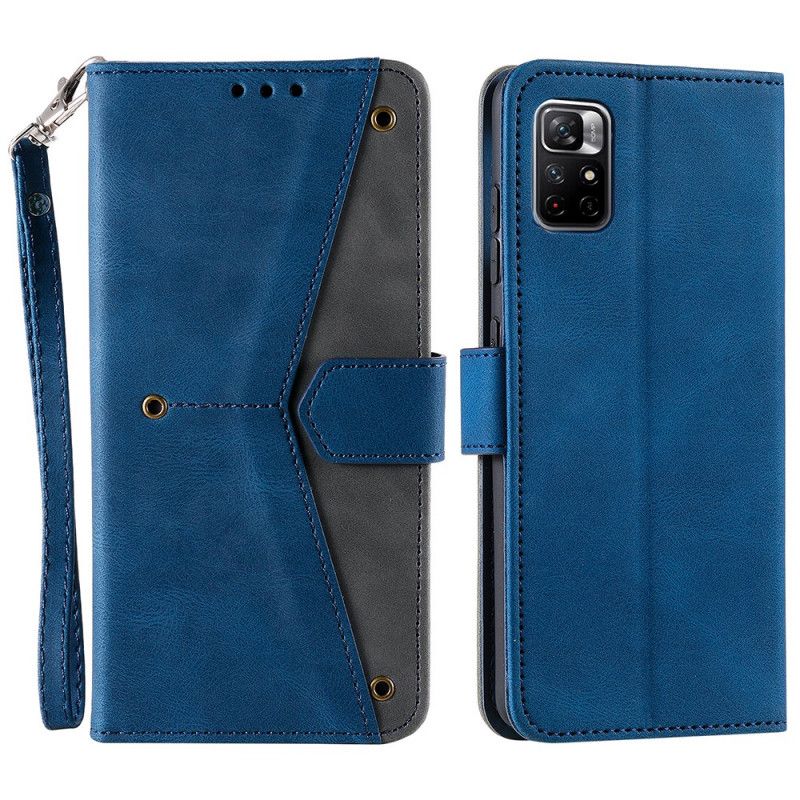 Etui Folio Xiaomi Redmi Note 11 Pro / Note 11 Pro Plus Szwy Dotykowe Etui Ochronne