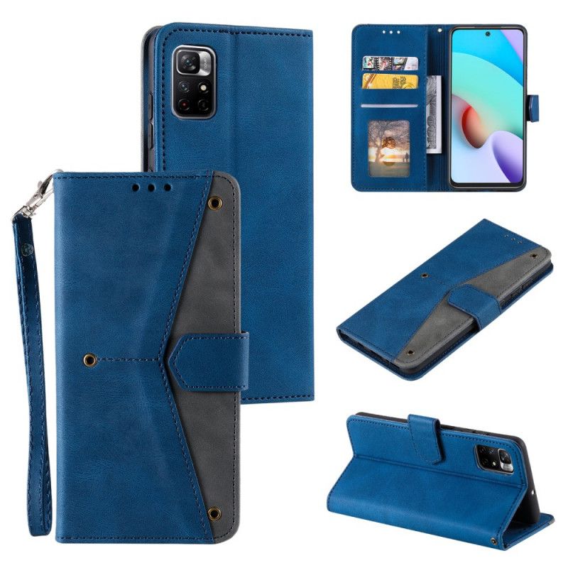 Etui Folio Xiaomi Redmi Note 11 Pro / Note 11 Pro Plus Szwy Dotykowe Etui Ochronne