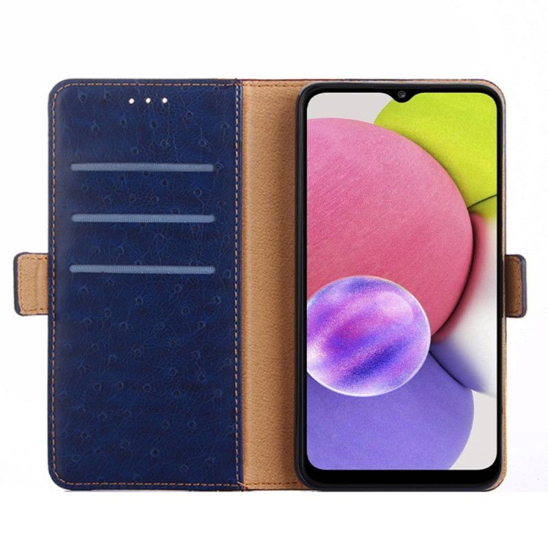 Etui Folio Xiaomi Redmi Note 11 Pro / Note 11 Pro Plus Tekstura Skóry Strusia Etui Ochronne