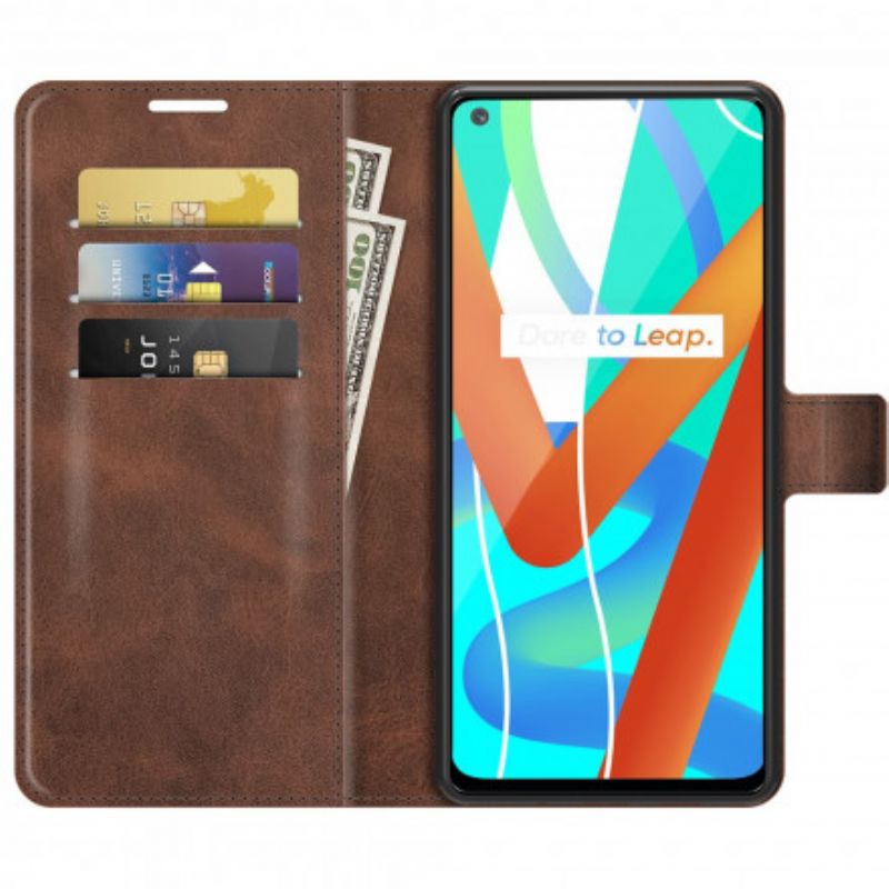 Etui Folio Do Realme 8 5g Sztuczna Skóra Slim