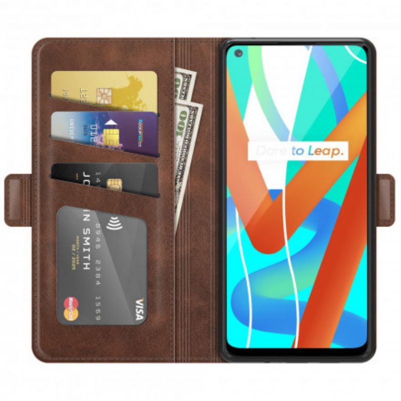 Etui Folio Realme 8 5g Klasyczna Podwójna Klapa