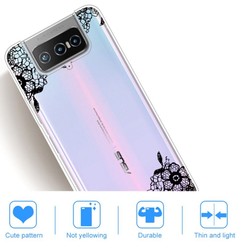 Etui Asus Zenfone 7 / 7 Pro Cienka Koronka