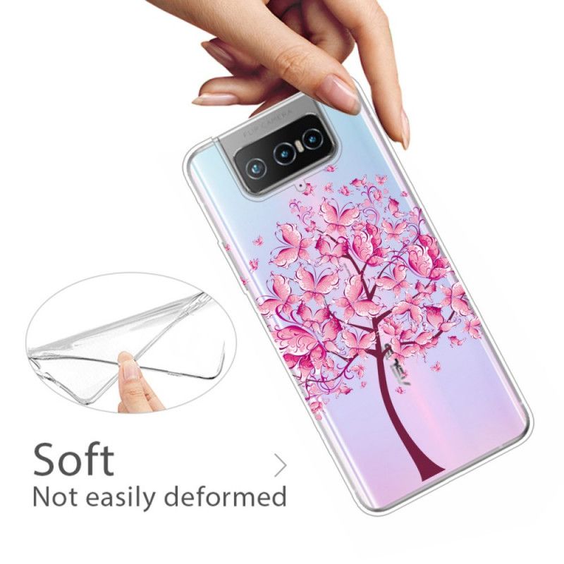 Etui Asus Zenfone 7 / 7 Pro Górne Drzewo Etui Ochronne