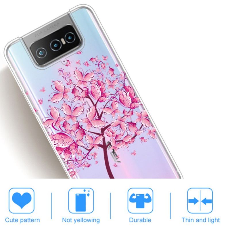 Etui Asus Zenfone 7 / 7 Pro Górne Drzewo Etui Ochronne