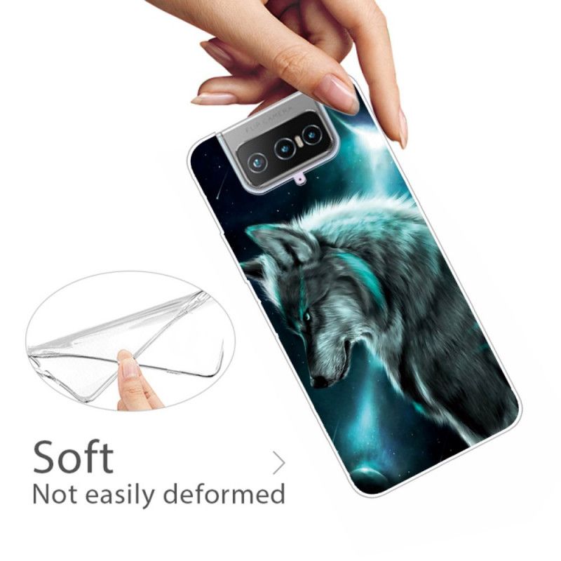 Etui Asus Zenfone 7 / 7 Pro Królewski Wilk