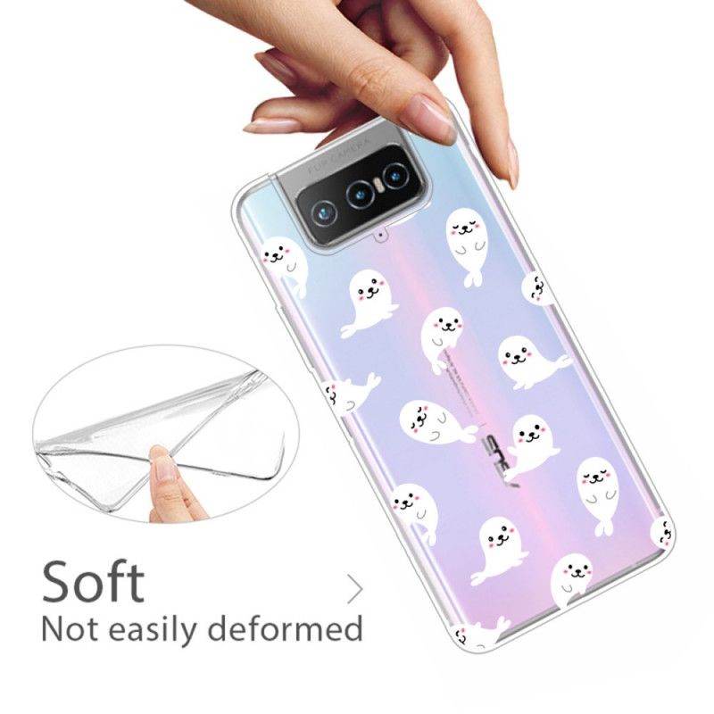 Etui Asus Zenfone 7 / 7 Pro Najlepsze Lwy Morskie