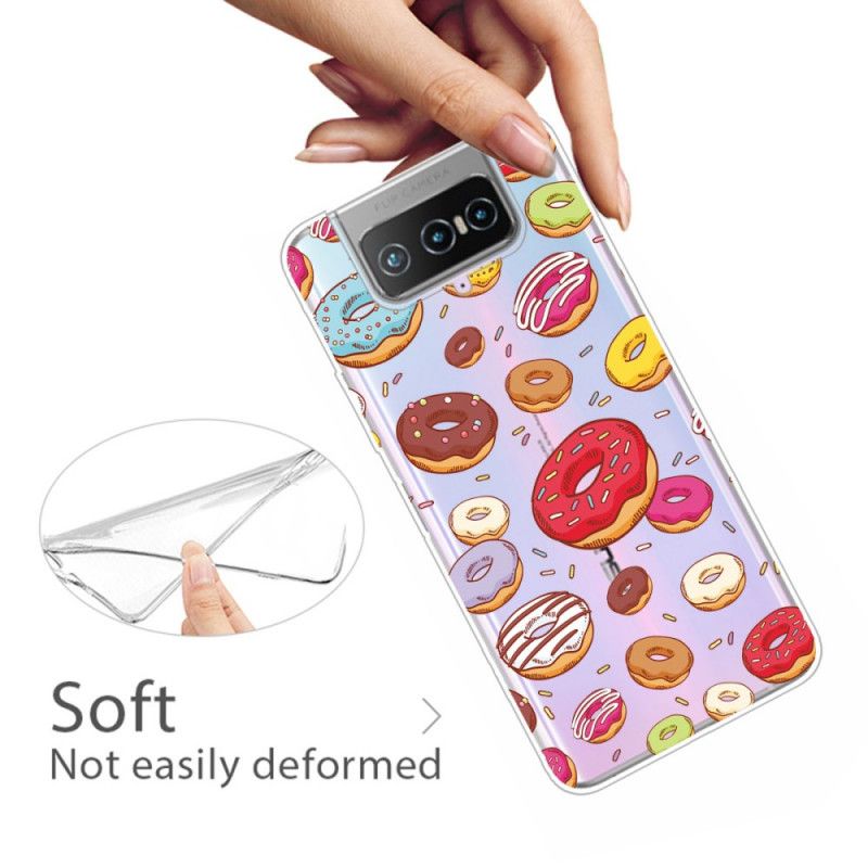 Etui Asus Zenfone 7 / 7 Pro Pączki Miłości Etui Ochronne