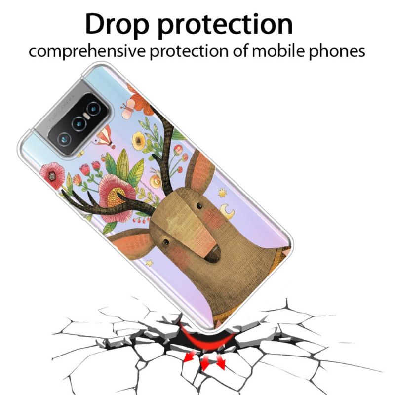 Etui Asus Zenfone 7 / 7 Pro Plemienne Jelenie Etui Ochronne