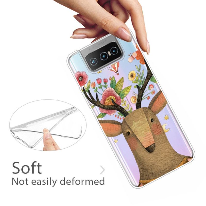 Etui Asus Zenfone 7 / 7 Pro Plemienne Jelenie Etui Ochronne