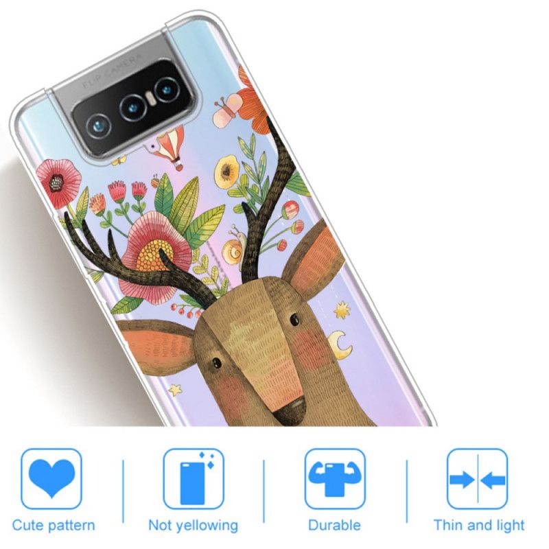 Etui Asus Zenfone 7 / 7 Pro Plemienne Jelenie Etui Ochronne