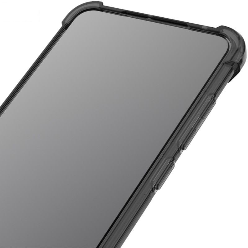 Etui Asus Zenfone 7 / 7 Pro Przezroczysty Szary Poduszki Powietrzne Imak