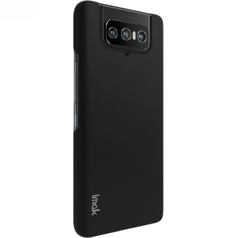 Etui Asus Zenfone 7 / 7 Pro Szary Czarny Sztywny Kowboj Imak Etui Ochronne