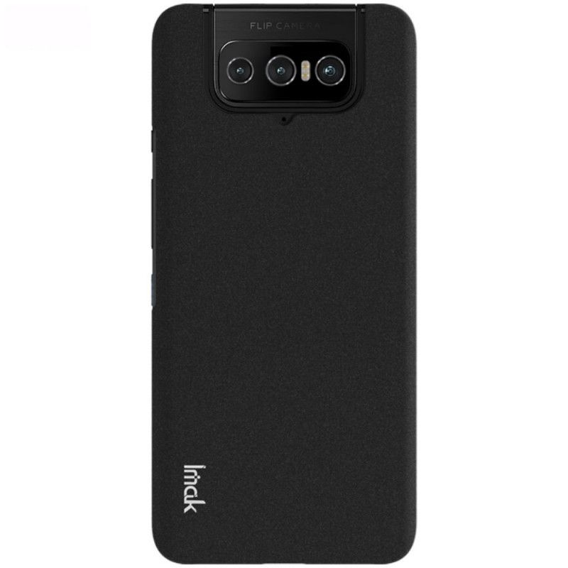 Etui Asus Zenfone 7 / 7 Pro Szary Czarny Sztywny Kowboj Imak Etui Ochronne