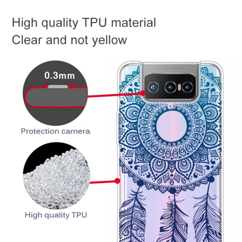 Etui Asus Zenfone 7 / 7 Pro Wyjątkowa Kwiatowa Mandala