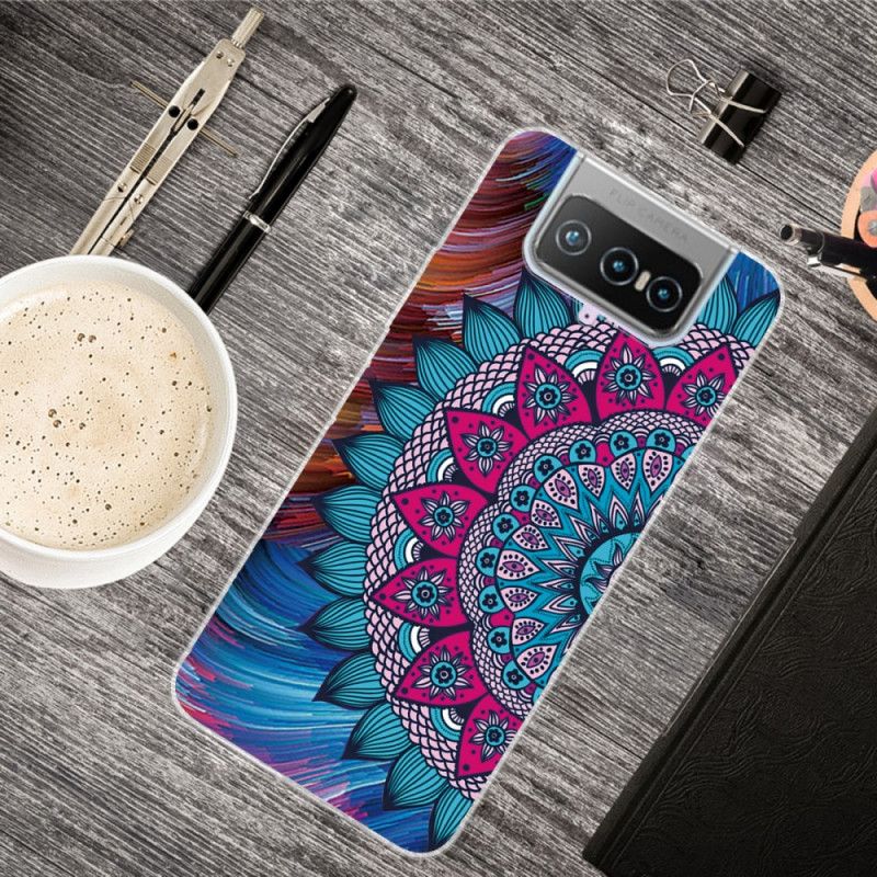 Futerały Asus Zenfone 7 / 7 Pro Etui na Telefon Kolorowa Mandala