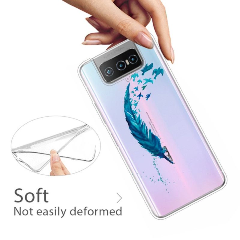 Futerały Asus Zenfone 7 / 7 Pro Etui na Telefon Piękne Pióro