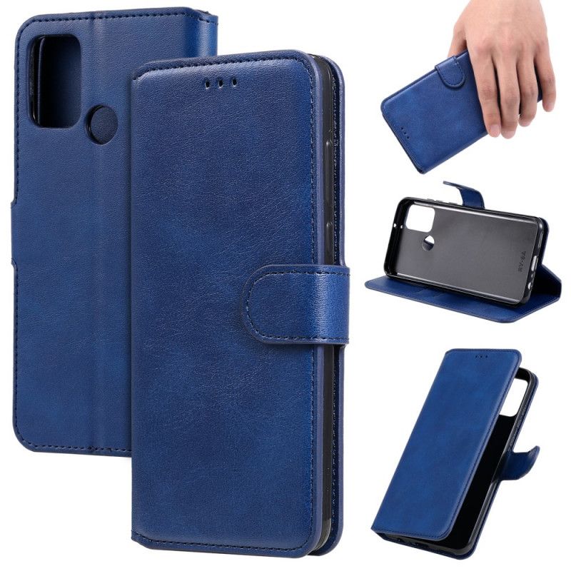 Etui Folio Honor 9A Ciemnoniebieski Klasyczna Sztuczna Skóra Etui Ochronne