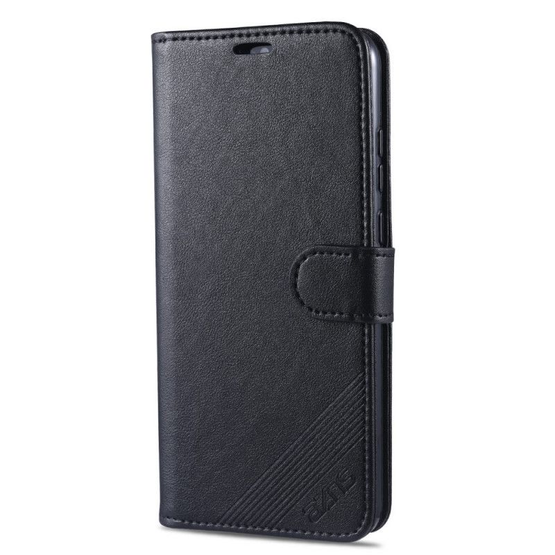 Etui Folio Honor 9A Czerwony Czarny Azns Imitacja Skóry Etui Ochronne