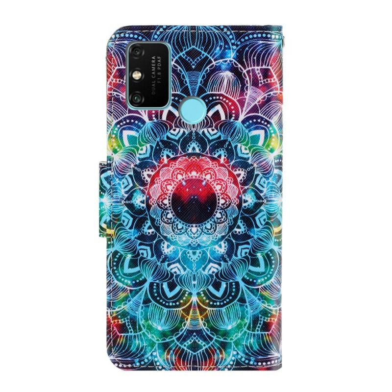 Etui Folio Honor 9A Efektowna Mandala Ze Stringami Etui Ochronne