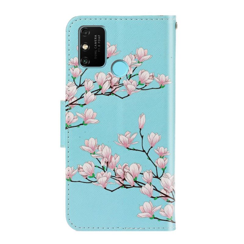 Etui Folio Honor 9A Krzew Stringi