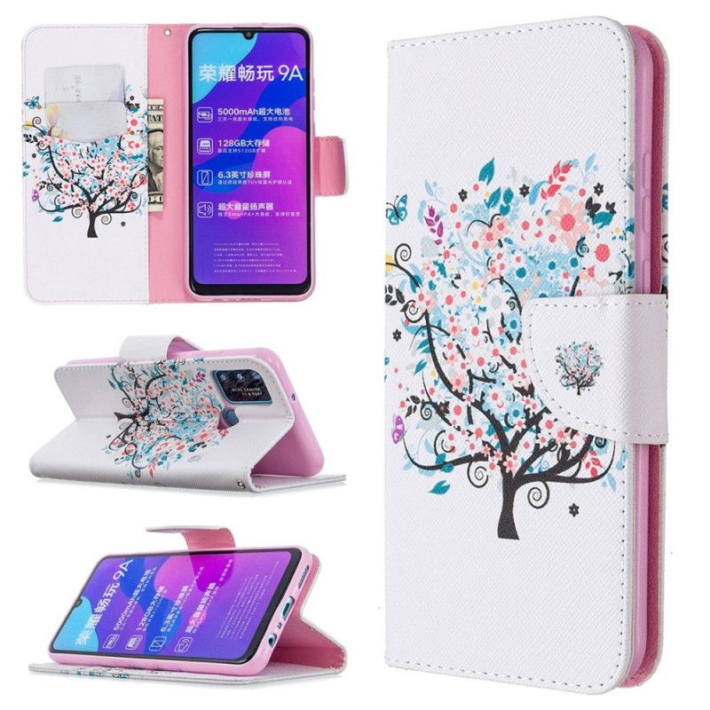 Etui Folio Honor 9A Kwitnące Drzewo Etui Ochronne