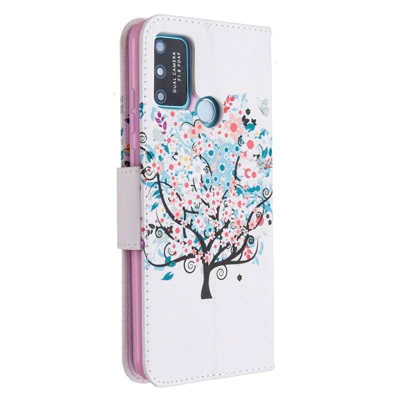 Etui Folio Honor 9A Kwitnące Drzewo Etui Ochronne