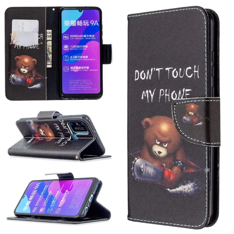 Etui Folio Honor 9A Niebezpieczny Niedźwiedź