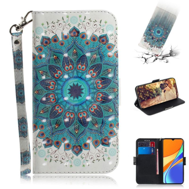 Etui Folio Xiaomi Redmi 9C Mistrzowska Mandala Ze Stringami