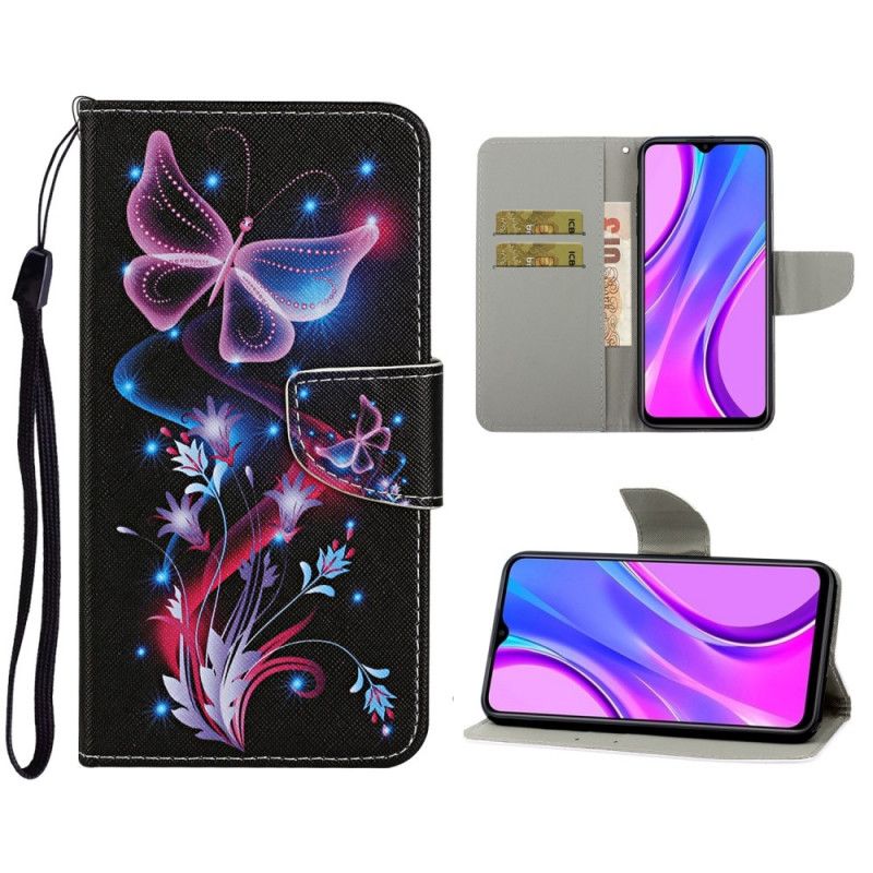 Etui Folio Xiaomi Redmi 9C Zaczarowane Motyle