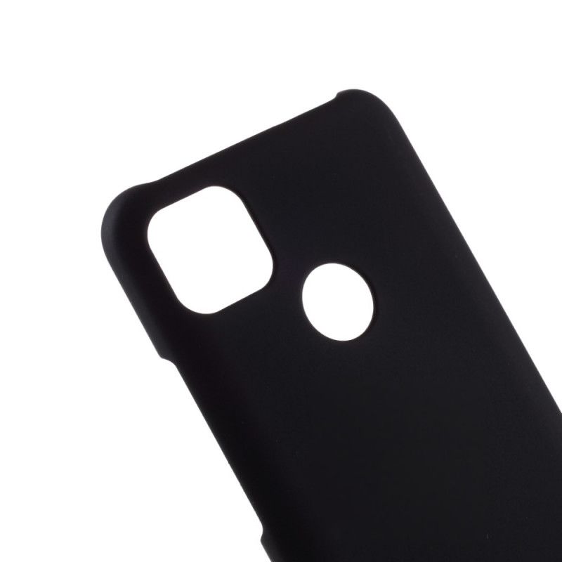 Etui Xiaomi Redmi 9C Biały Czarny Sztywny Klasyczny Prosty