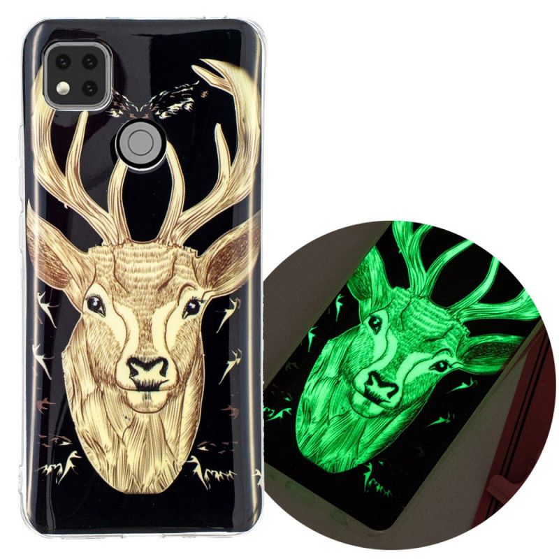 Etui Xiaomi Redmi 9C Fluorescencyjny Majestatyczny Jeleń Etui Ochronne