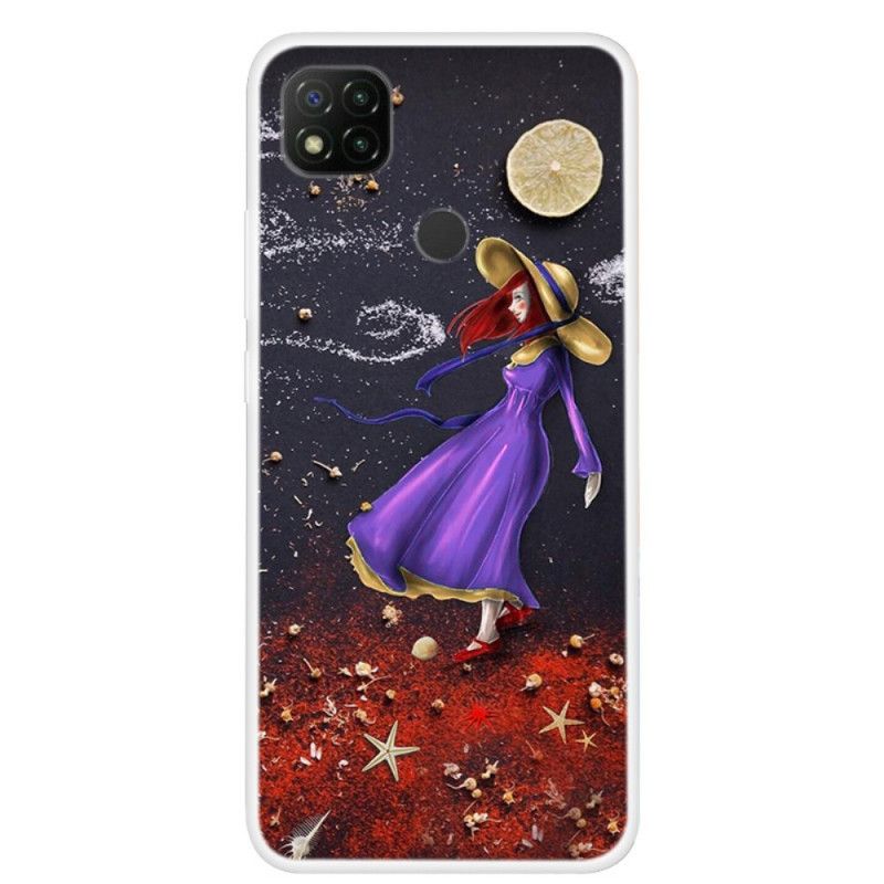 Etui Xiaomi Redmi 9C Kobieta W Morzu