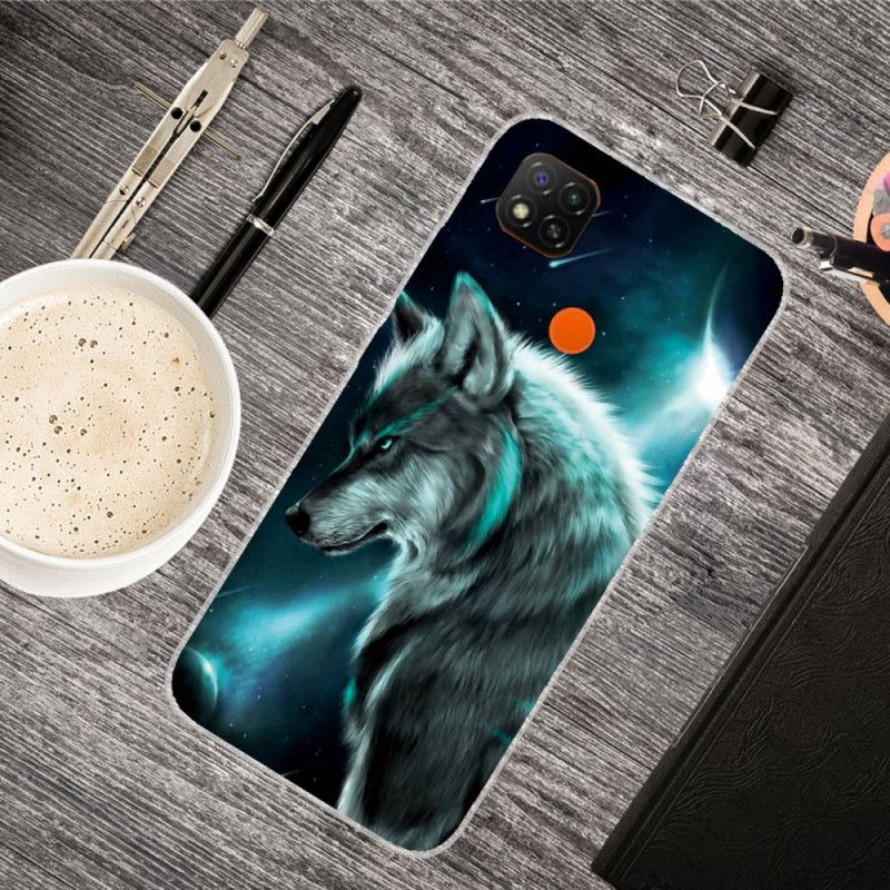 Etui Xiaomi Redmi 9C Królewski Wilk