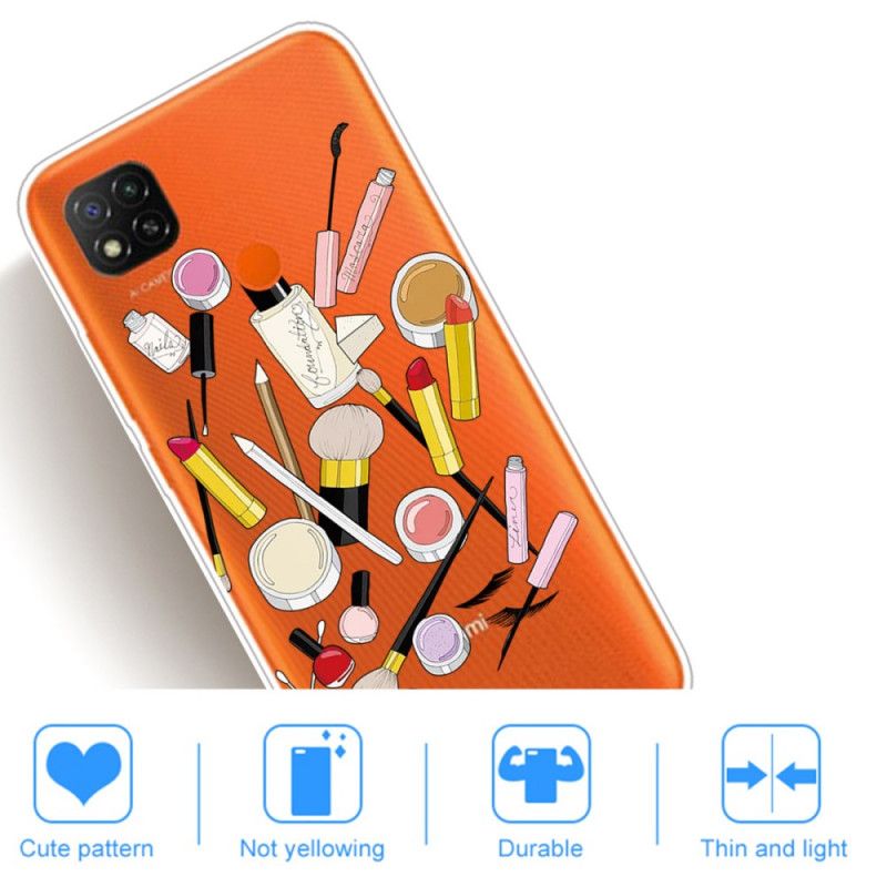 Etui Xiaomi Redmi 9C Makijaż Górny Etui Ochronne