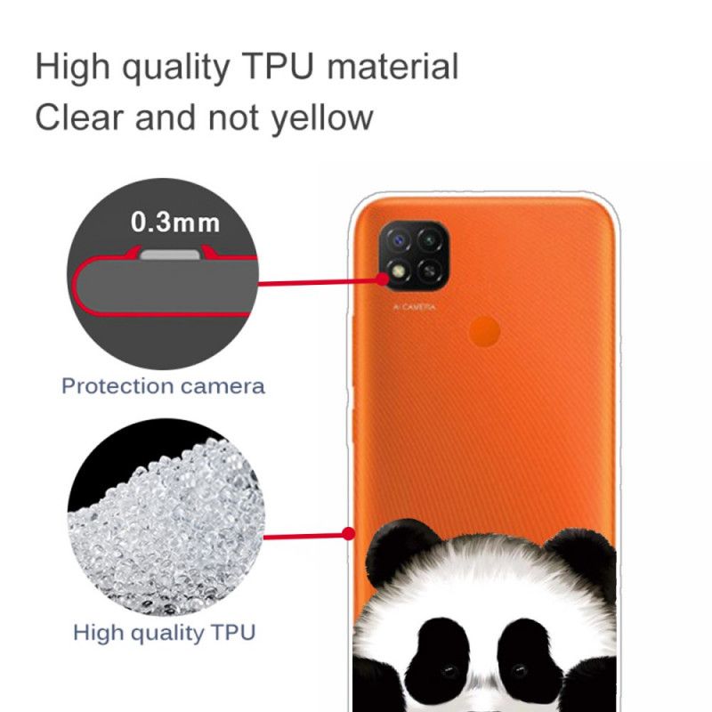 Etui Xiaomi Redmi 9C Przezroczysta Panda Etui Ochronne