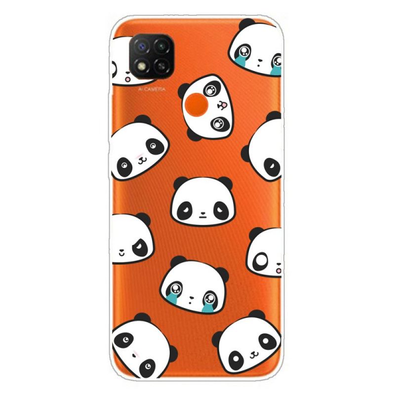 Etui Xiaomi Redmi 9C Sentymentalne Pandy Etui Ochronne