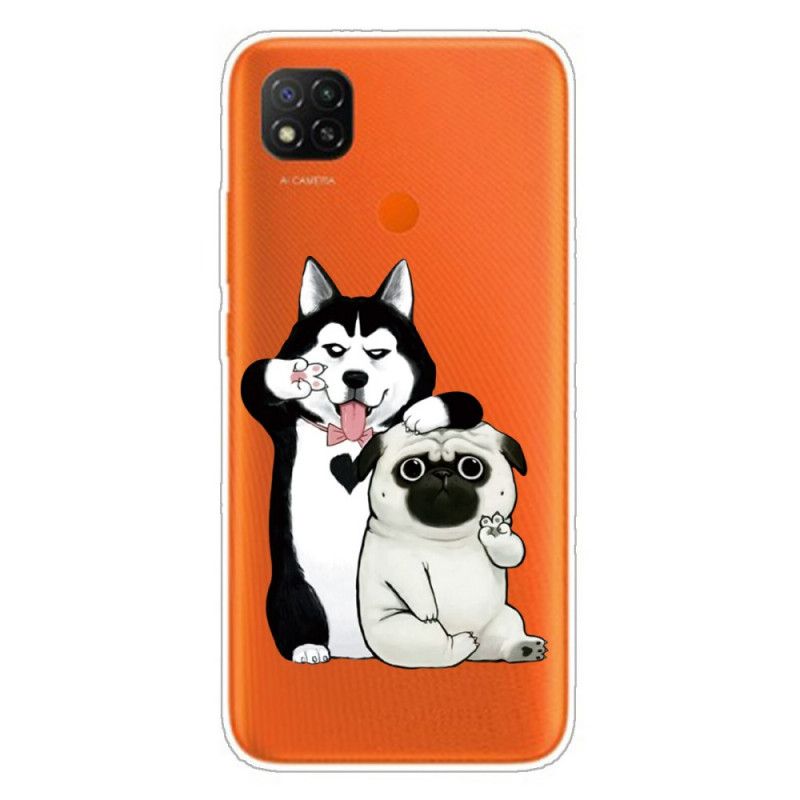 Etui Xiaomi Redmi 9C Śmieszne Psy Etui Ochronne