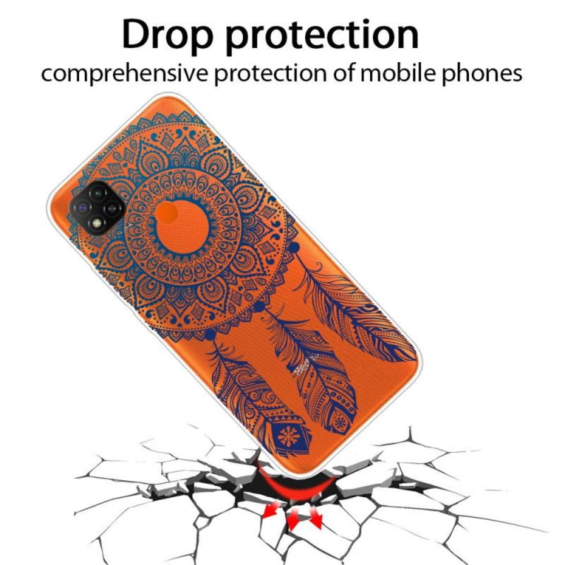 Etui Xiaomi Redmi 9C Wyjątkowa Kwiatowa Mandala