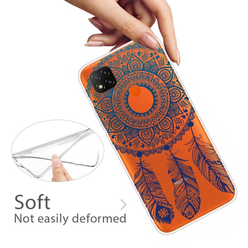 Etui Xiaomi Redmi 9C Wyjątkowa Kwiatowa Mandala