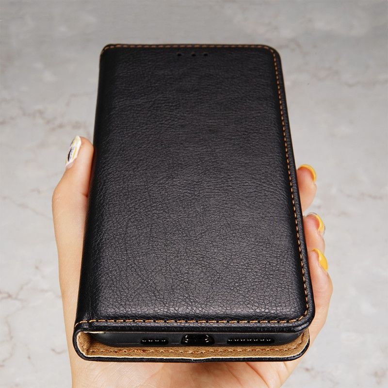 Flip Kotelot Xiaomi Redmi 9C Czerwony Czarny Styl Vintage Ze Skóry Etui Ochronne