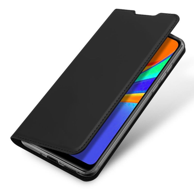 Flip Kotelot Xiaomi Redmi 9C Złoty Czarny Skórka Z Serii Dux Ducis Pro Etui Ochronne