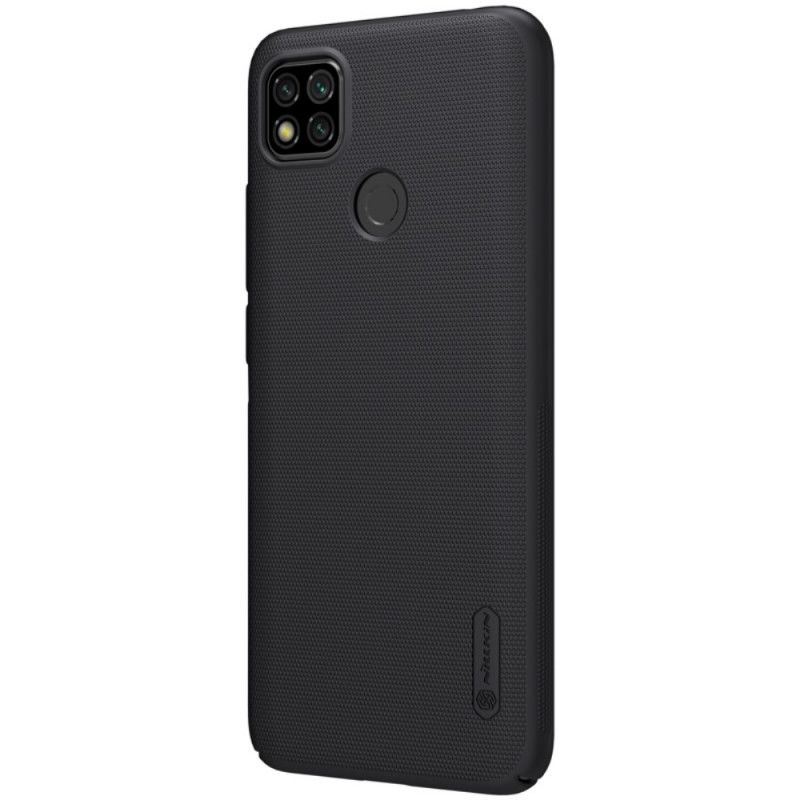 Futerały Xiaomi Redmi 9C Biały Czarny Etui na Telefon Sztywny Matowy Nillkin