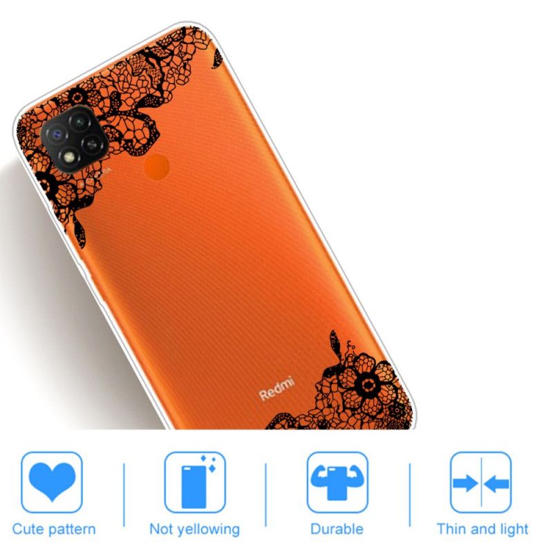 Futerały Xiaomi Redmi 9C Etui na Telefon Cienka Koronka