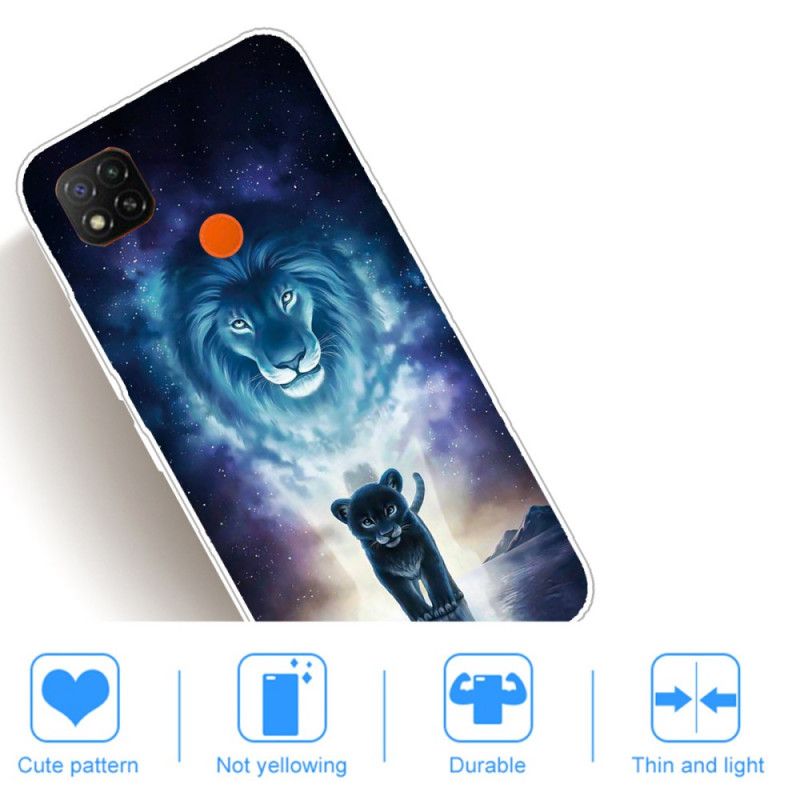 Futerały Xiaomi Redmi 9C Etui na Telefon Lwiątko